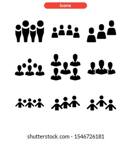 teamwork icon isolated sign symbol vector illustration - Collection of high quality black style vector icons
