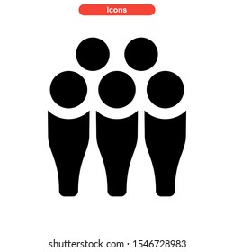 teamwork icon isolated sign symbol vector illustration - high quality black style vector icons
