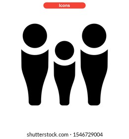 teamwork icon isolated sign symbol vector illustration - high quality black style vector icons
