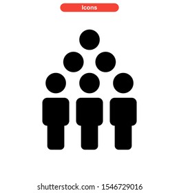 teamwork icon isolated sign symbol vector illustration - high quality black style vector icons
