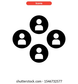 teamwork icon isolated sign symbol vector illustration - high quality black style vector icons
