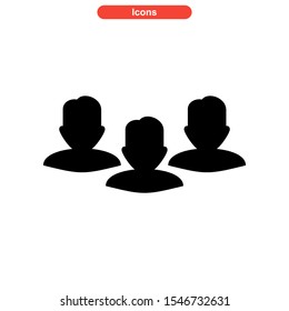 teamwork icon isolated sign symbol vector illustration - high quality black style vector icons

