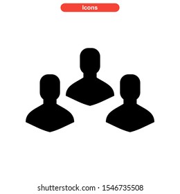 teamwork icon isolated sign symbol vector illustration - high quality black style vector icons
