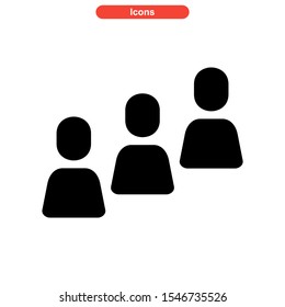teamwork icon isolated sign symbol vector illustration - high quality black style vector icons
