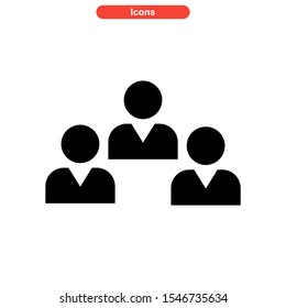 teamwork icon isolated sign symbol vector illustration - high quality black style vector icons
