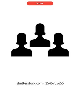 teamwork icon isolated sign symbol vector illustration - high quality black style vector icons
