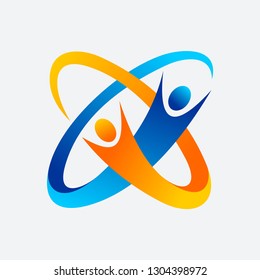 Teamwork Icon Logo