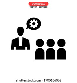 teamwork icon or logo isolated sign symbol vector illustration - high quality black style vector icons
