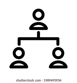 icono de trabajo en equipo o logotipo símbolo de signo aislado ilustración vectorial - iconos vectoriales de estilo negro de alta calidad
