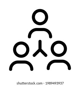 teamwork icon or logo isolated sign symbol vector illustration - high quality black style vector icons
