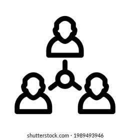 teamwork icon or logo isolated sign symbol vector illustration - high quality black style vector icons
