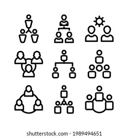 teamwork icon or logo isolated sign symbol vector illustration - Collection of high quality black style vector icons
