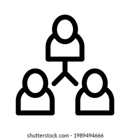 teamwork icon or logo isolated sign symbol vector illustration - high quality black style vector icons
