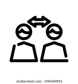 teamwork icon or logo isolated sign symbol vector illustration - high quality black style vector icons
