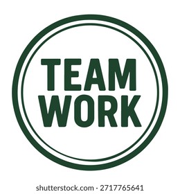 teamwork icon logo seal vector on white background
Vector stamp icon