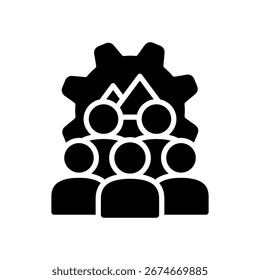 Ícone de trabalho em equipe Mini ícone de ilustração. Use Para Conceitos Modernos, Impressão, Ui, Kit Ux, Desenvolvimento De Web E Aplicativos. Vetor Relacionado A Escritório, Educação, Exame E Muito Mais