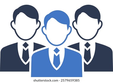 Teamwork Icon Mixed Vector Illustration