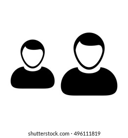 Teamwork Icon - People Group Vector illustration