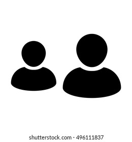 Teamwork Icon - People Group Vector illustration