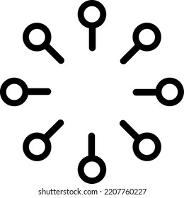 icono de trabajo en equipo. diseño de signo ilustración vectorial en fondo blanco..eps
