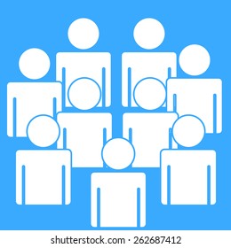 teamwork  icon sign vector illustration