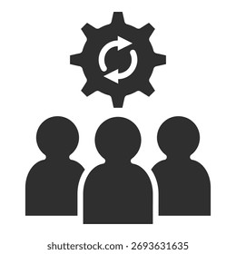 Coleção de Vetor Único de Ícone de Trabalho em Equipe