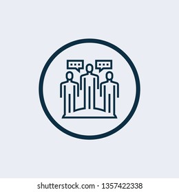 Teamwork icon in trendy design style. teamwork icon isolated on white background.