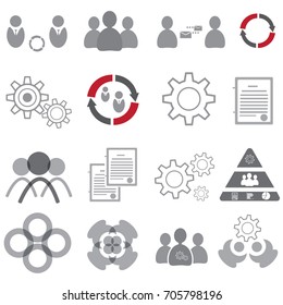 teamwork icon vector design.gray logo teamwork