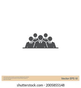 teamwork icon vector illustration logo template