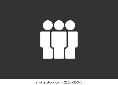 teamwork icon vector modern style.
