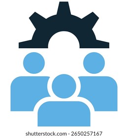 Vetor de ícones de trabalho em equipe, representando colaboração, cooperação e sucesso compartilhado. Ideal para ilustrar projetos em grupo, parcerias comerciais e esforços coletivos.
