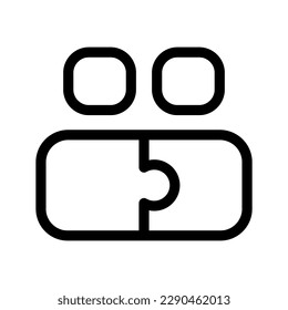 Teamwork Icon Vector Symbol Design Illustration