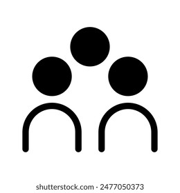 Teamwork Icon Vector Symbol Design Illustration