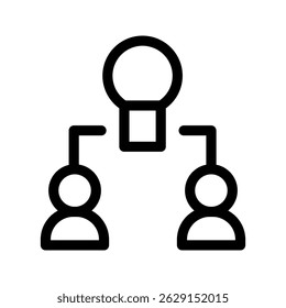 Teamwork Icon Vector Symbol Design Illustration