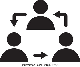 Teamwork icon for web and mobile