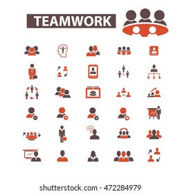 teamwork icons