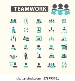 teamwork icons