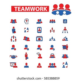 teamwork icons

