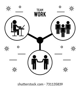 Teamwork icons design