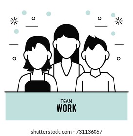 Teamwork icons design