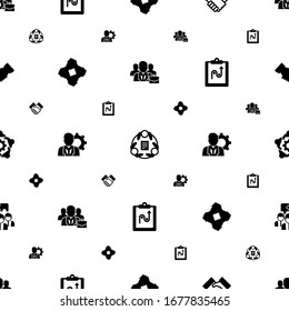 los iconos de trabajo en equipo se realizan sin problemas. Incluido gente de negocios editable, cooperación, equipo de puesta en marcha, gerente, tácticas, iconos de construcción de equipos. iconos de trabajo en equipo para web y móvil.