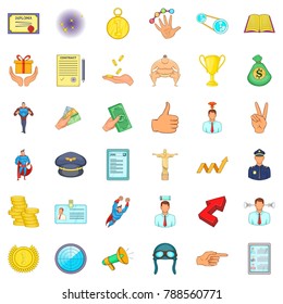 Teamwork icons set. Cartoon style of 36 teamwork vector icons for web isolated on white background