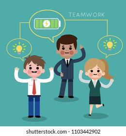 Teamwork Illustration Design