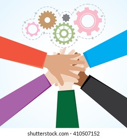 Teamwork Illustration Vector 10