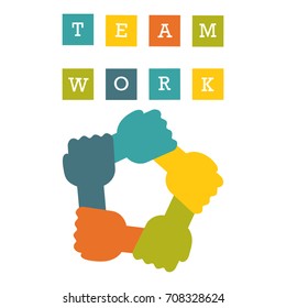 Teamwork Illustration Vector 10 Stock Vector (Royalty Free) 708328624 ...