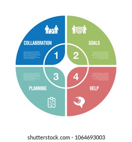 Teamwork Infographic Icon Set