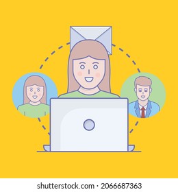 icono de vectores aislados de trabajo en equipo que puede modificar o editar fácilmente

