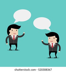 teamwork with leader idea opening speech . cartoon vector illustration for business design,team led by the chief