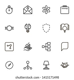 Teamwork line icon set. Collection of high quality black outline logo for web site design and mobile apps. Vector illustration on a white background