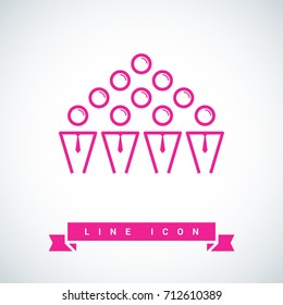 teamwork line vector icon